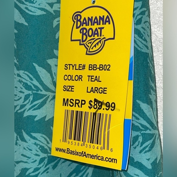 NWT Banana Boat Fast Dry, Techno stretch UPF 50+ Board shorts. Size large - Picture 7 of 9